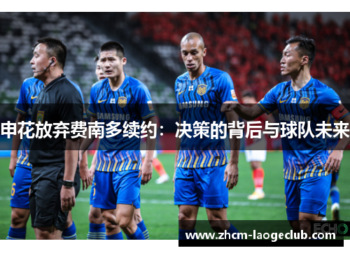 申花放弃费南多续约：决策的背后与球队未来